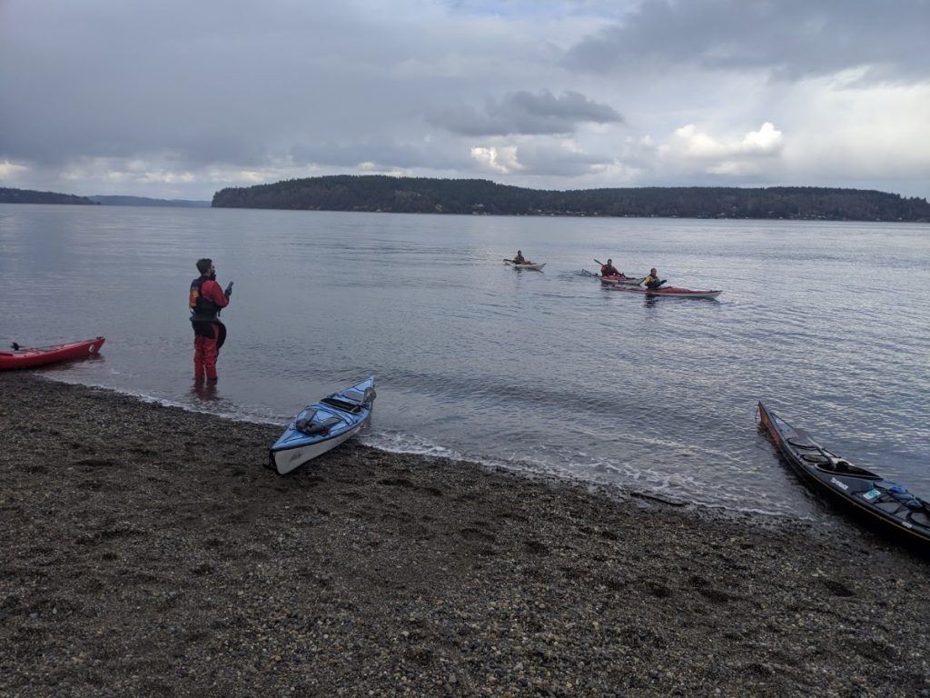 Nisqually Delta to Owen Beach, 23 February 2019, Landing at Owen Beach