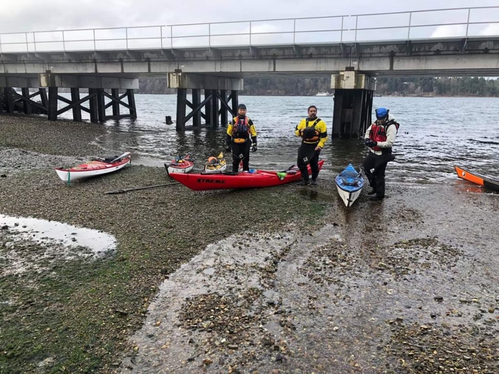 Nisqually Delta to Owen Beach, 23 February 2019, first break