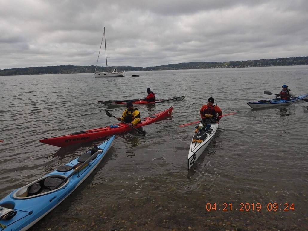 Launching of Blake Island