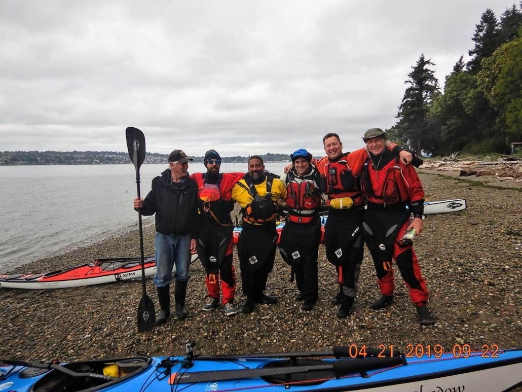 Our group prior to launching of Blake Island